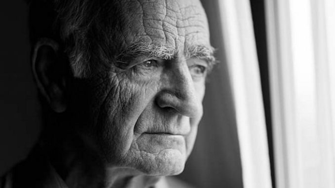 Portrait of Elderly man lost in thought Processed with VSCO with 1 preset